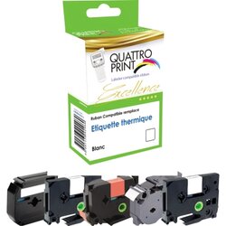 Quattro-Print KRED91201 Schriftband S0721610 12mmx4m sw/ws