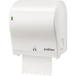 Satino by WEPA 331520 Rollenhandtuchspender Autocut Midi weiß
