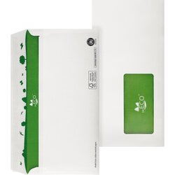 beECO® 02720161 Briefumschlag lang mF hk ws 500 St./Pack.