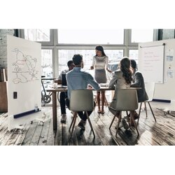 magnetoplan® Whiteboard Infinity Wall mobil