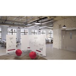 magnetoplan® Whiteboard Infinity Wall mobil