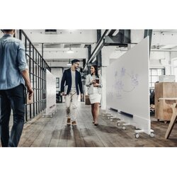 magnetoplan® Whiteboard Infinity Wall mobil