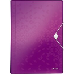 Leitz 45890062 Fächermappe WOW DIN A4 6Fächer PP violett
