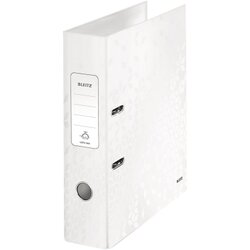 Leitz 10050001 Ordner WOW DIN A4 80mm Pappe perlweiß