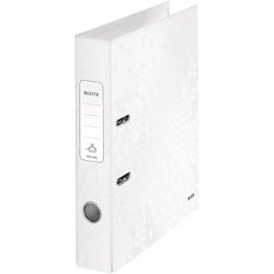 Leitz 10060001 Ordner WOW DIN A4 50mm Pappe perlweiß