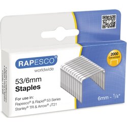 RAPESCO 751 Heftklammer 53/6 verzinkt 2.000 St./Pack.