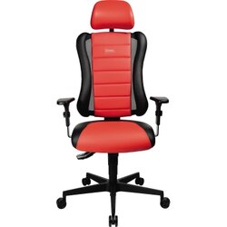 TOPSTAR Gaming-Stuhl SITNESS® RS mit Kopfstütze schwarz/rot