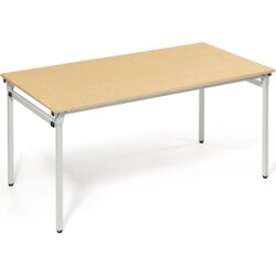 Neutralware 810011172 Klapptisch Vierfuß 160x80 alu buche