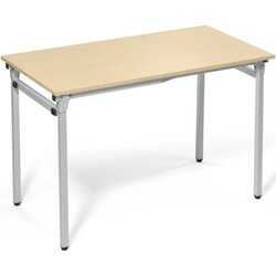 Neutralware 810010879 Klapptisch Vierfuß 120x60 alu ahorn