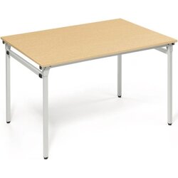 Neutralware 810010972 Klapptisch Vierfuß 120x80 alu buche