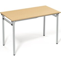 Neutralware 810010872 Klapptisch Vierfuß 120x60 alu buche