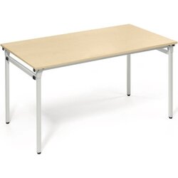Neutralware 810011079 Klapptisch Vierfuß 140x70 alu ahorn