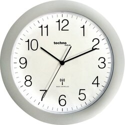 technoline® WT 8000 silber Wanduhr analog 
