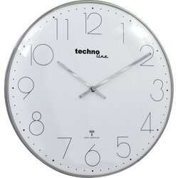 technoline® WT 8240 chrom Wanduhr analog 