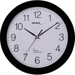technoline® WT 8000 schwarz Wanduhr analog 