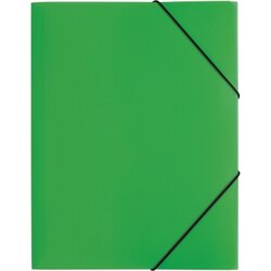 PAGNA 21613-05 Gummizugmappe DIN A4 PP 3Klappen grün