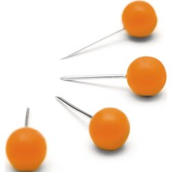 Nobo® 1905329 Pinnwandnadel orange 100 St./Pack.