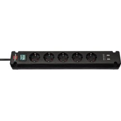 brennenstuhl® 1150660315 Steckdosenleiste Bremounta 5x +USB 3m sw