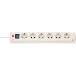brennenstuhl® 1150650326 Steckdosenleiste Bremounta 6fach 3m ws