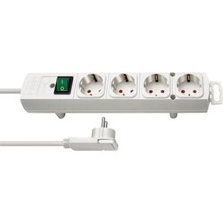 brennenstuhl® 1153120100 Steckdosenleiste Comfort-Line 4fach ws