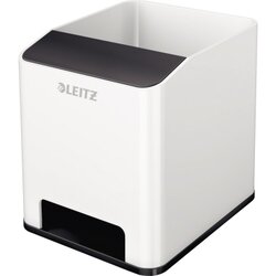 Leitz 53631095 Stifteköcher WOW weiß/schwarz 