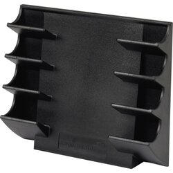 Legamaster 7-122100 Markerhalter Glasboard f. 4 Marker schwarz