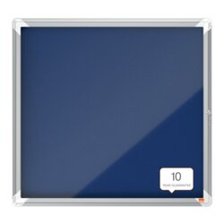 Nobo® 1902555 Schaukasten Innen 6xA4 Textilrückwand bl