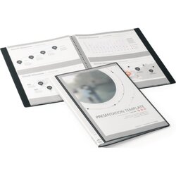 DURABLE 243101 Sichtbuch DURALOOK Plus DIN A4 9mm 10Hüllen PP sw