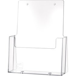 helit H2352102 Prospekthalter DIN A5 1Fach PS glasklar