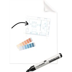 Legamaster Flipchartfolie Magic-Chart Clearboard