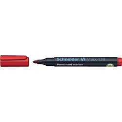 Schneider 113002 Permanentmarker Maxx 130 1-3mm Rundspitze rot