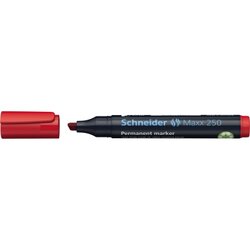 Schneider 125002 Permanentmarker Maxx 250 2-7mm Keilspitze rot