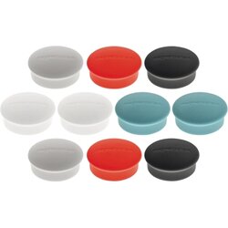 magnetoplan® 1664610 Magnet Discofix Mini 19mm sortiert 10 St./Pack.