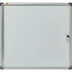 Nobo® 1900847 Schaukasten 68x73x 2,2cm innen 6 x DIN A4 weiß/silber