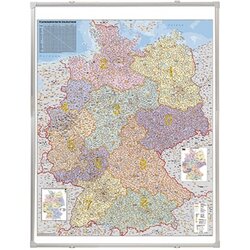 FRANKEN KA440M Kartentafel 100x140cm PLZ-Karte Deutschland