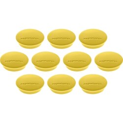 magnetoplan® 1662102 Magnet Discofix Junior 34mm gelb 10St.