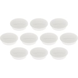 magnetoplan® 1662100 Magnet Discofix Junior 34mm weiß 10St.