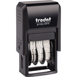 trodat® 70381 Datumstempel Printy Dater 4810 20x3,8mm grau/schwarz