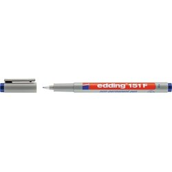 edding 4-151003 Folienschreiber 151 F non-permanent blau