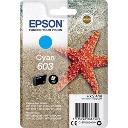 Epson C13T03U24010 Tintenpatrone 603 2,4ml cyan 
