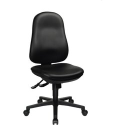TOPSTAR 8550D10 Bürodrehstuhl Support SY Kunstleder o.Armlehnen sw