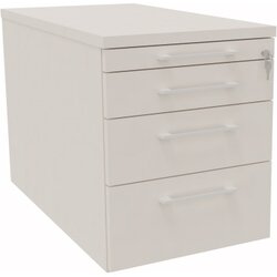 Neutralware 820112301 Rollcontainer Teilung 1/2/3/3 434x800x540 Weiß