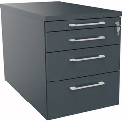 Neutralware 820112382 Rollcontainer Teilung 1/2/3/3 434x800x540 Lavagrau
