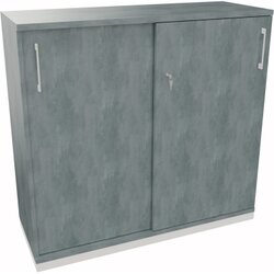 Neutralware 820112983 Schiebetürenschrank 3OH 1200x442x1133 ws/Beton