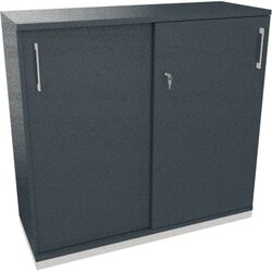 Neutralware 820112982 Schiebetürenschrank 3OH 1200x442x1133 ws/Lavagrau