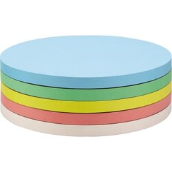 magnetoplan® 111151710 Moderationskarte rund 140mm sort. 500St.