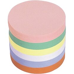 magnetoplan® 111151610 Moderationskarte rund 100mm sort. 6x84St.