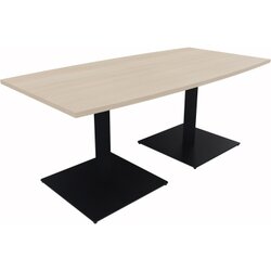 Neutralware 810012572 Konferenztisch Tonn Tellerfuß Quad 180x80/90x72 an/Akaz