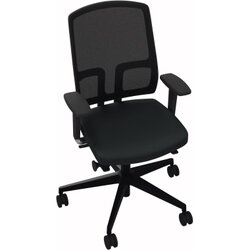 Neutralware 800005290 Bürodrehstuhl mArmlehnen sw FAW Sitz sw/sw