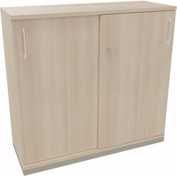 Neutralware 820112872 Schiebetürenschrank 3OH 1200x442x1133 si/Akazie